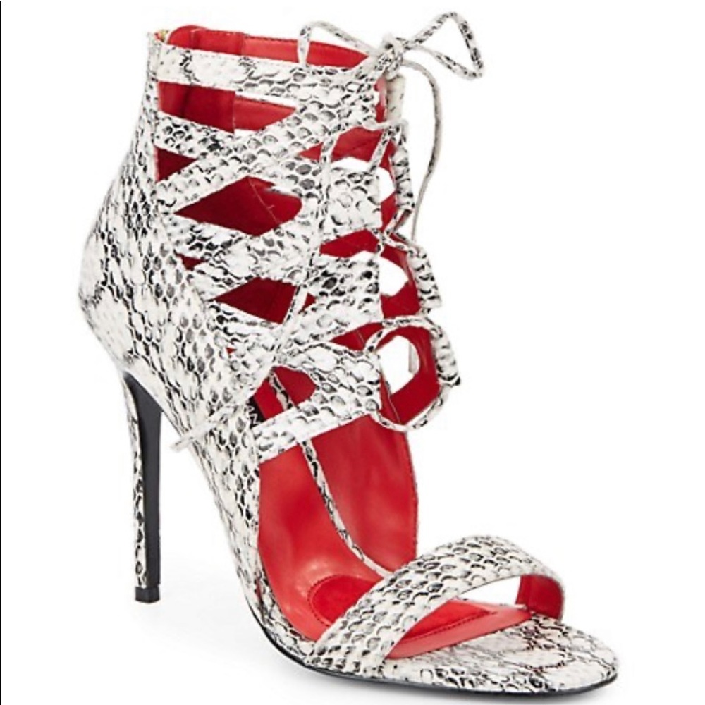 Charles Jourdan Snakeskin Heels